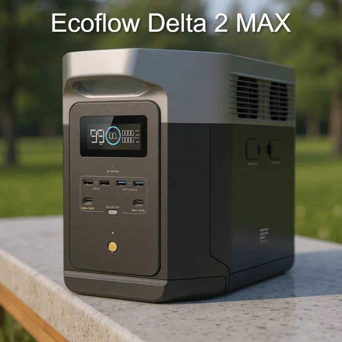 Ecoflow Delta 2 Max зарядна станція Екофлоу Дельта макс 2400Вт станция