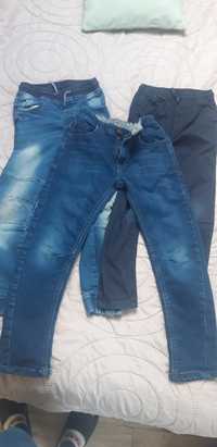 Spodnie 134 jeansy