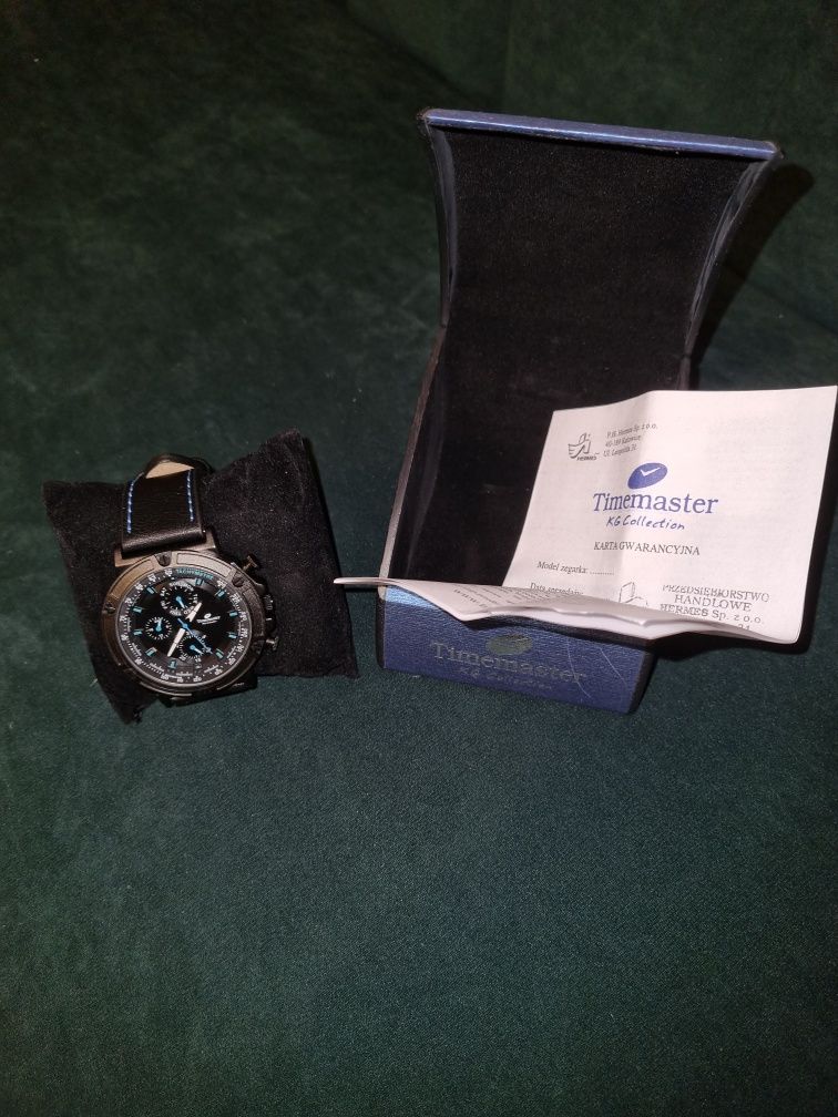 Zegarek Timemaster nowy analogowy elegancki