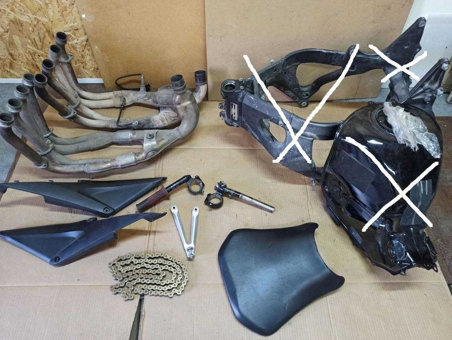Остатки запчастей к мотоциклу Honda CBR600RR 03-06г.в.
