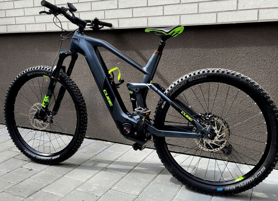 Електровелосипед Cube карбон,двухпідвіс,Diore xt