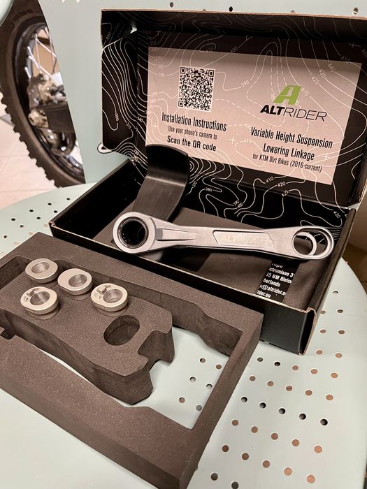 Link Biela Ajustável para Suspensão KTM Husqvarna Gas Gas de Enduro