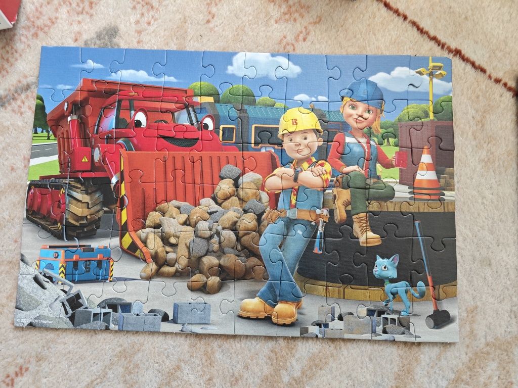 Zestaw puzzle Bob budowniczy