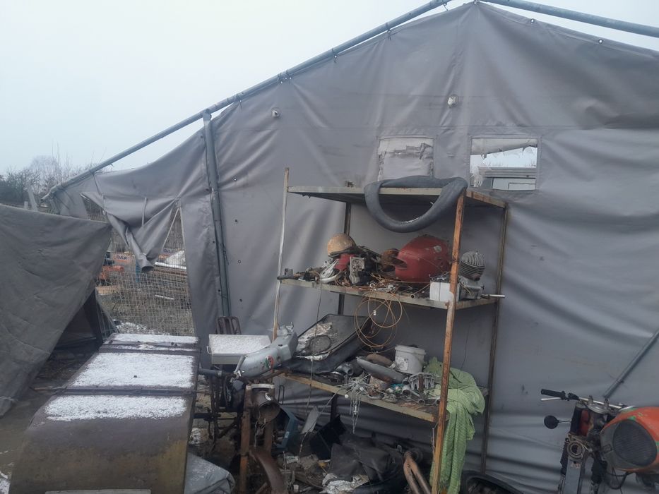 Dwie hale  2x Namiot hala magazynowa 8x12m 600 winter das company 2szt