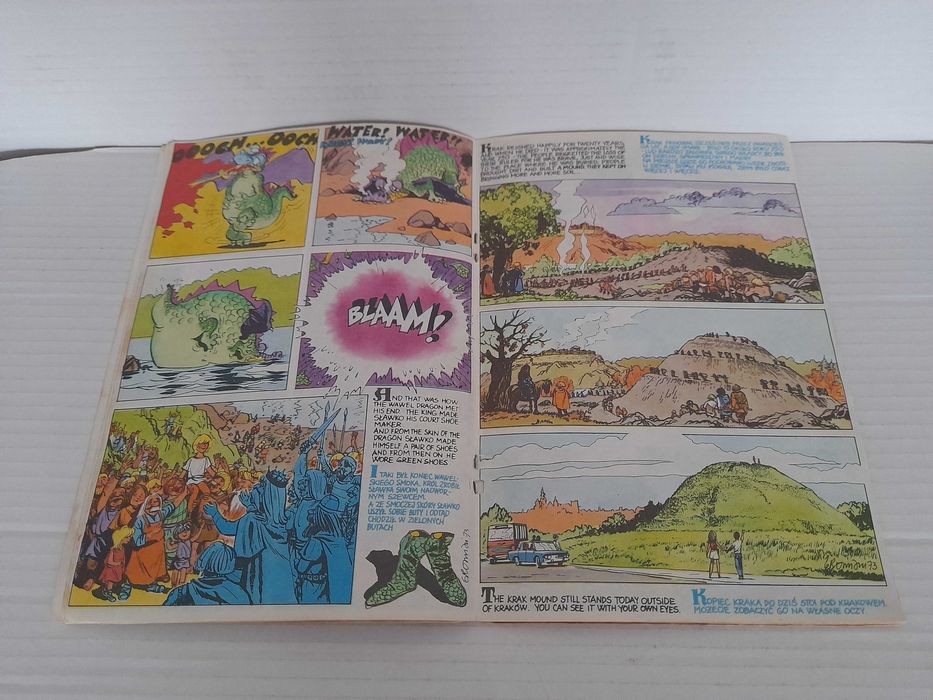 Komiks O SMOKU WAWELSKIM I KRÓLEWNIE Wandzie 1987 wyd. 4 G. Rosiński