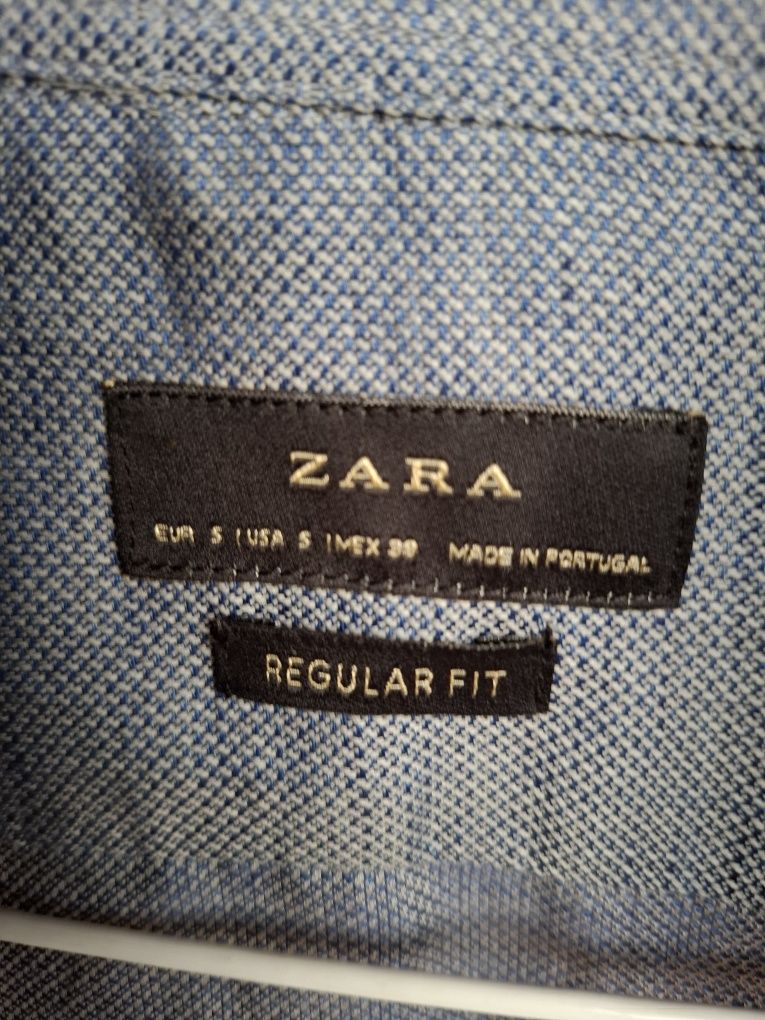 Zara Koszula len/ bawełna roz. S