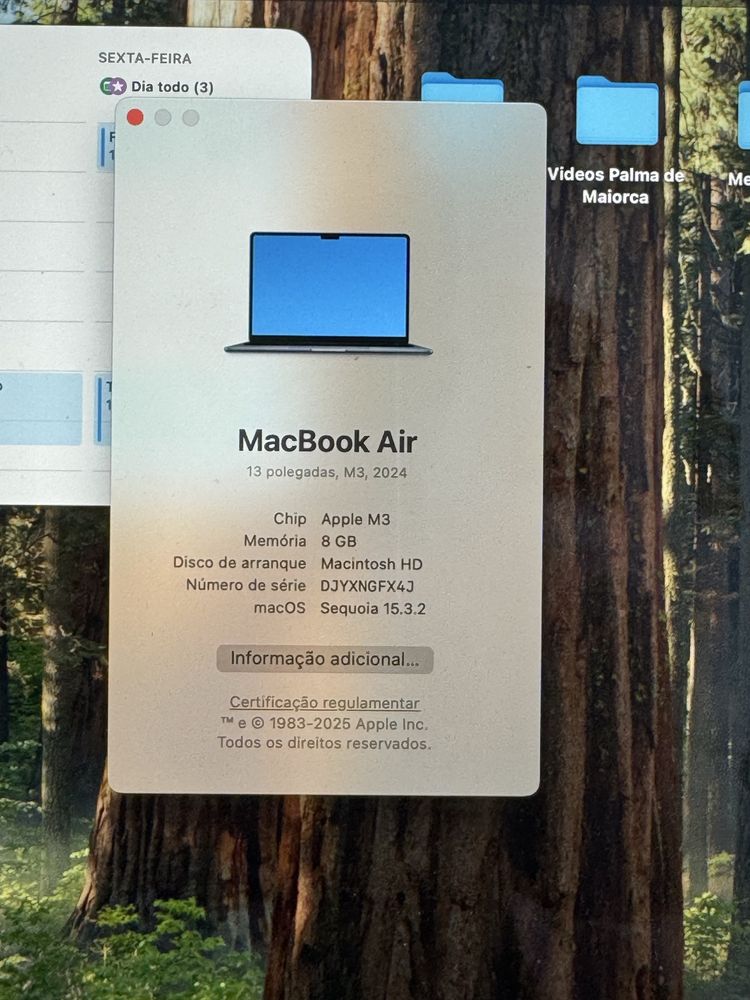 Macbook air M3 8/256gb