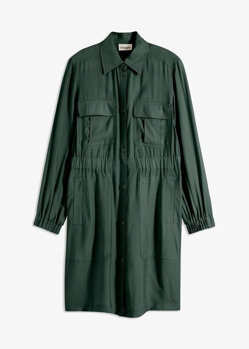 B.P.C sukienka szmizjerka butelkowa zieleń 52.