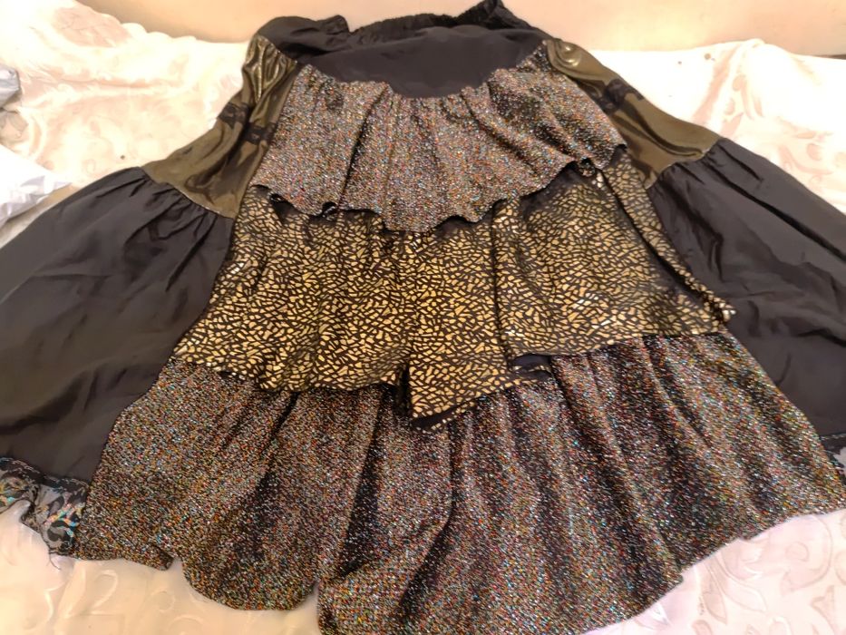 Strój przebranie piękna spódnica dworska wiktoriańska