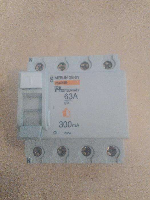 interruptor diferencial tetrapolar 63A 0.300mA