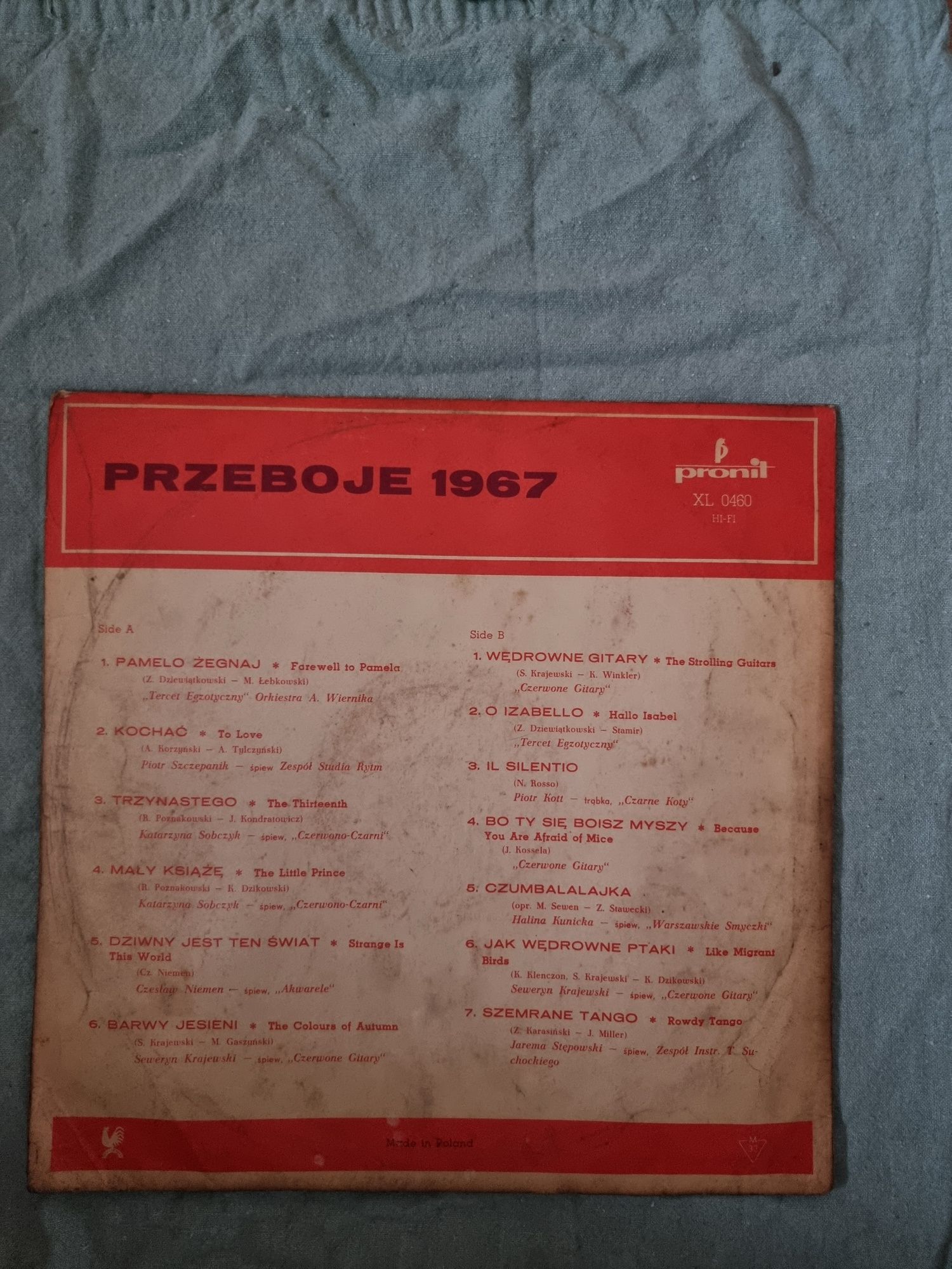 Płyta przeboje 1967