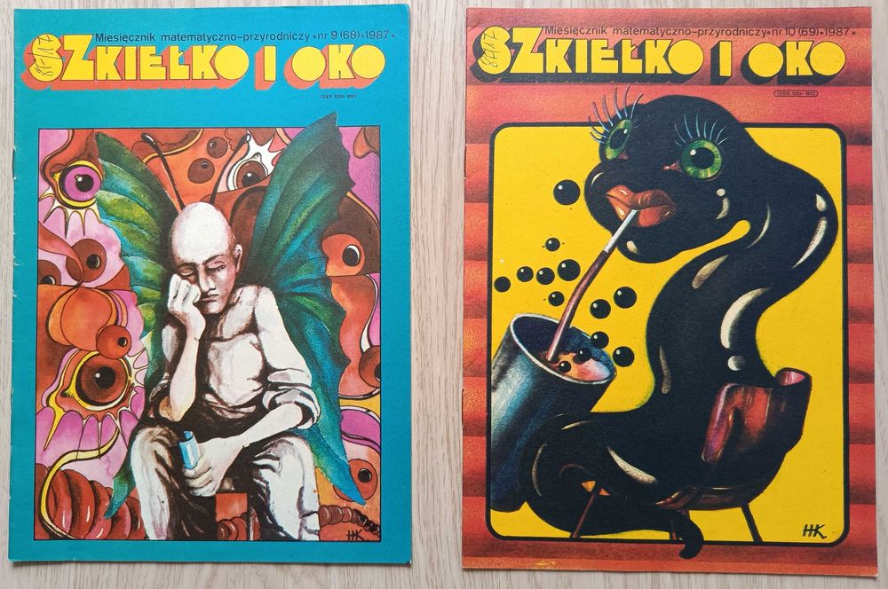 Czasopismo naukowe dla dzieci "Szkiełko i Oko" rocznik 1987