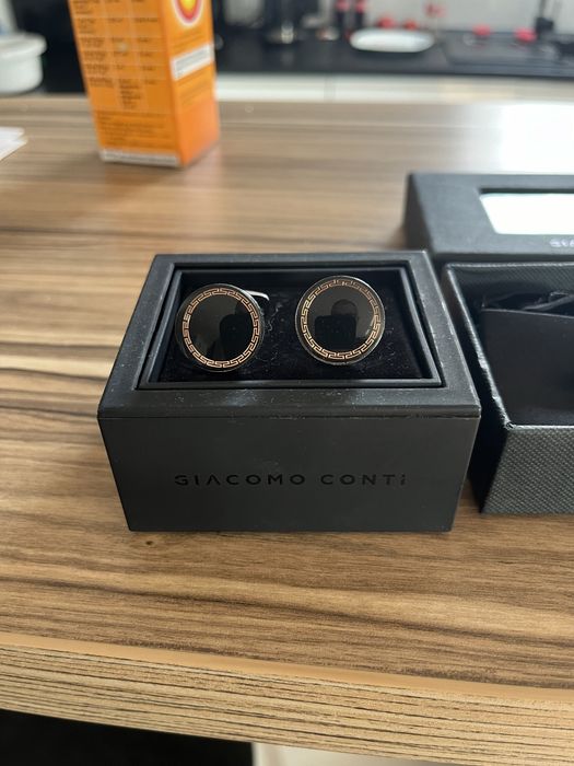 Zestaw ślubny spinki plus mucha