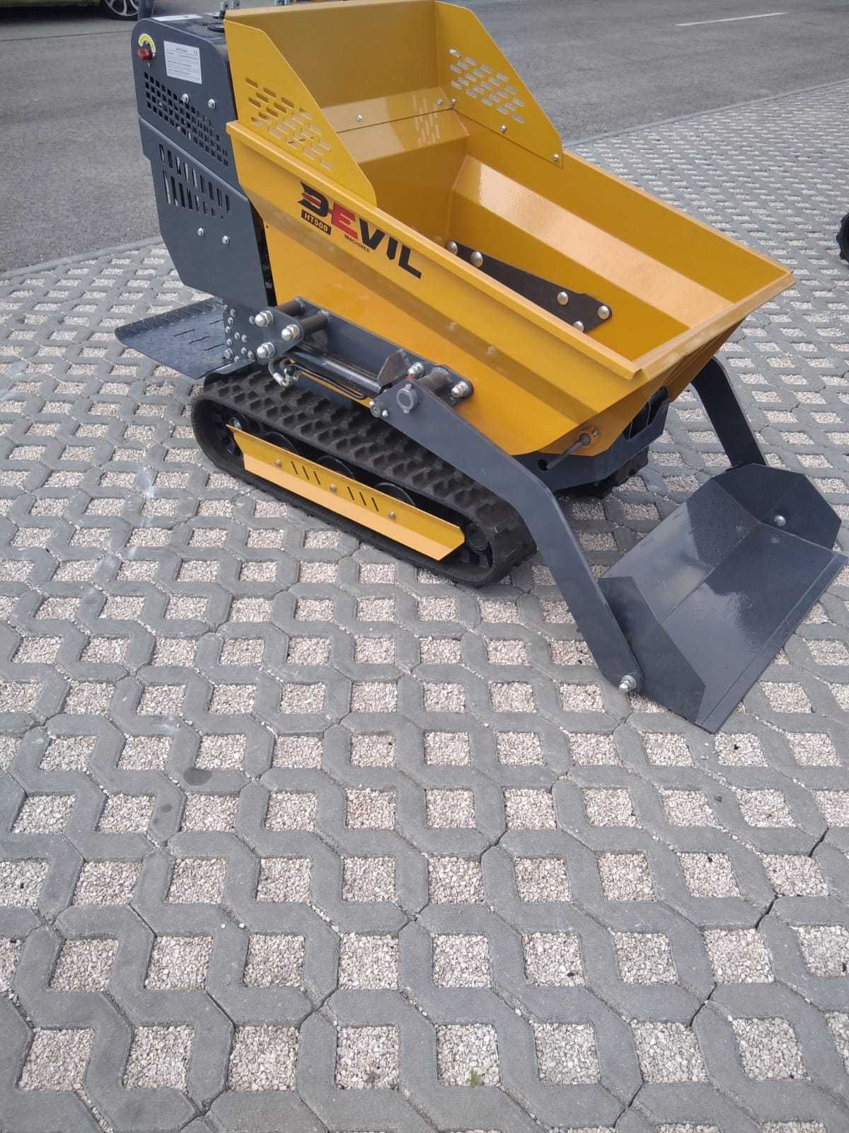 Mini Dumper com Pá carregadora Devil`Machines