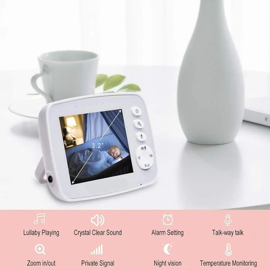 Elektroniczna niania baby monitor sm32 3,2 cala