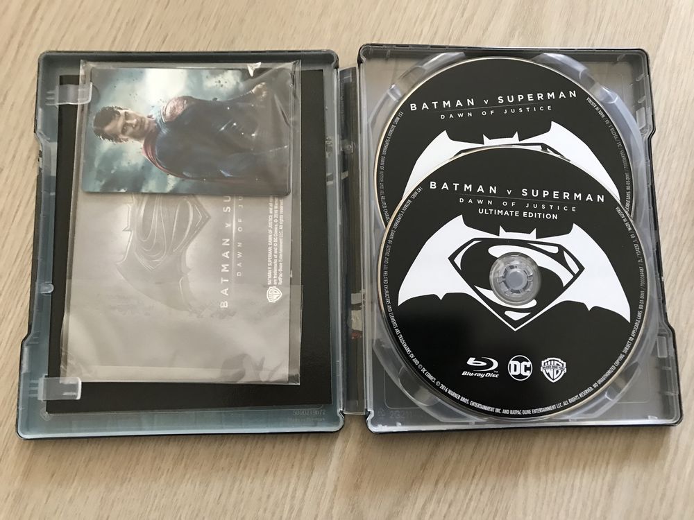 Batman vs Superman blu-ray steelbook Mantalab
