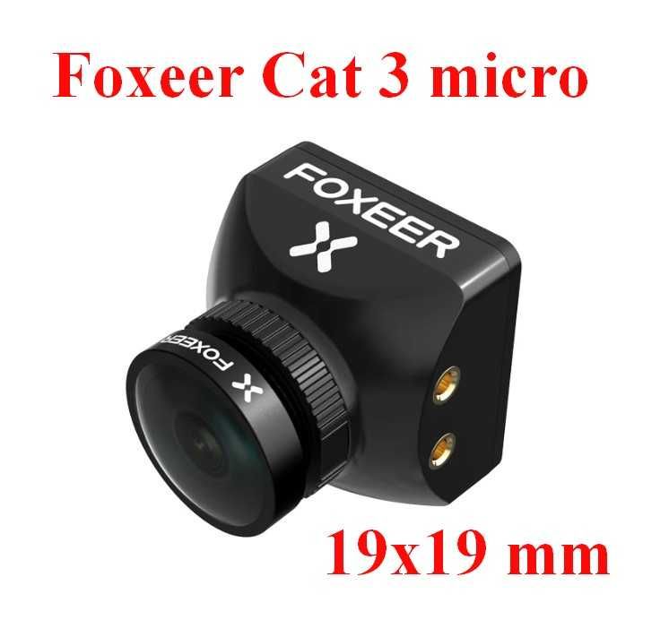 Foxeer Cat 3 Micro 19mm 1200 TVL Starlight сутінкова, нічна фпв камера