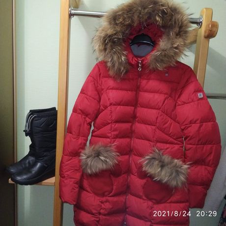 Теплое зимнее пальто пуховик Snowimage р.164
