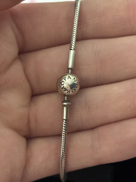 Srebrna bransoletka Pandora 17 cm
