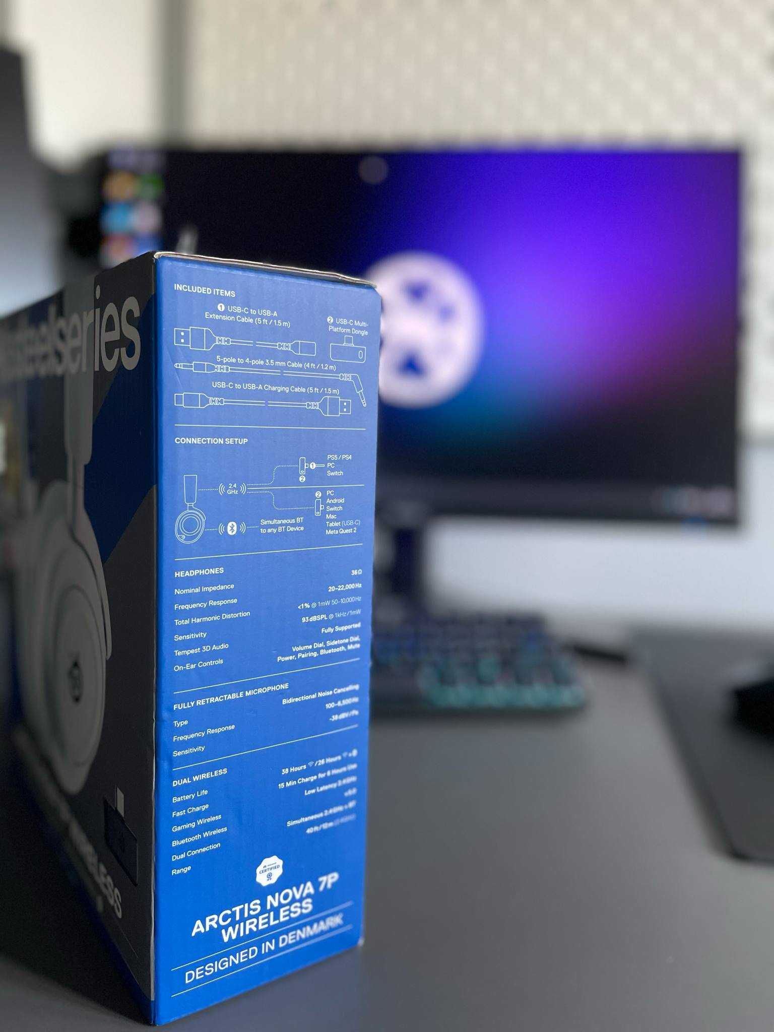Słuchawki STEELSERIES Arctis Nova 7P Wireless (NOWE) OKAZJA!!!