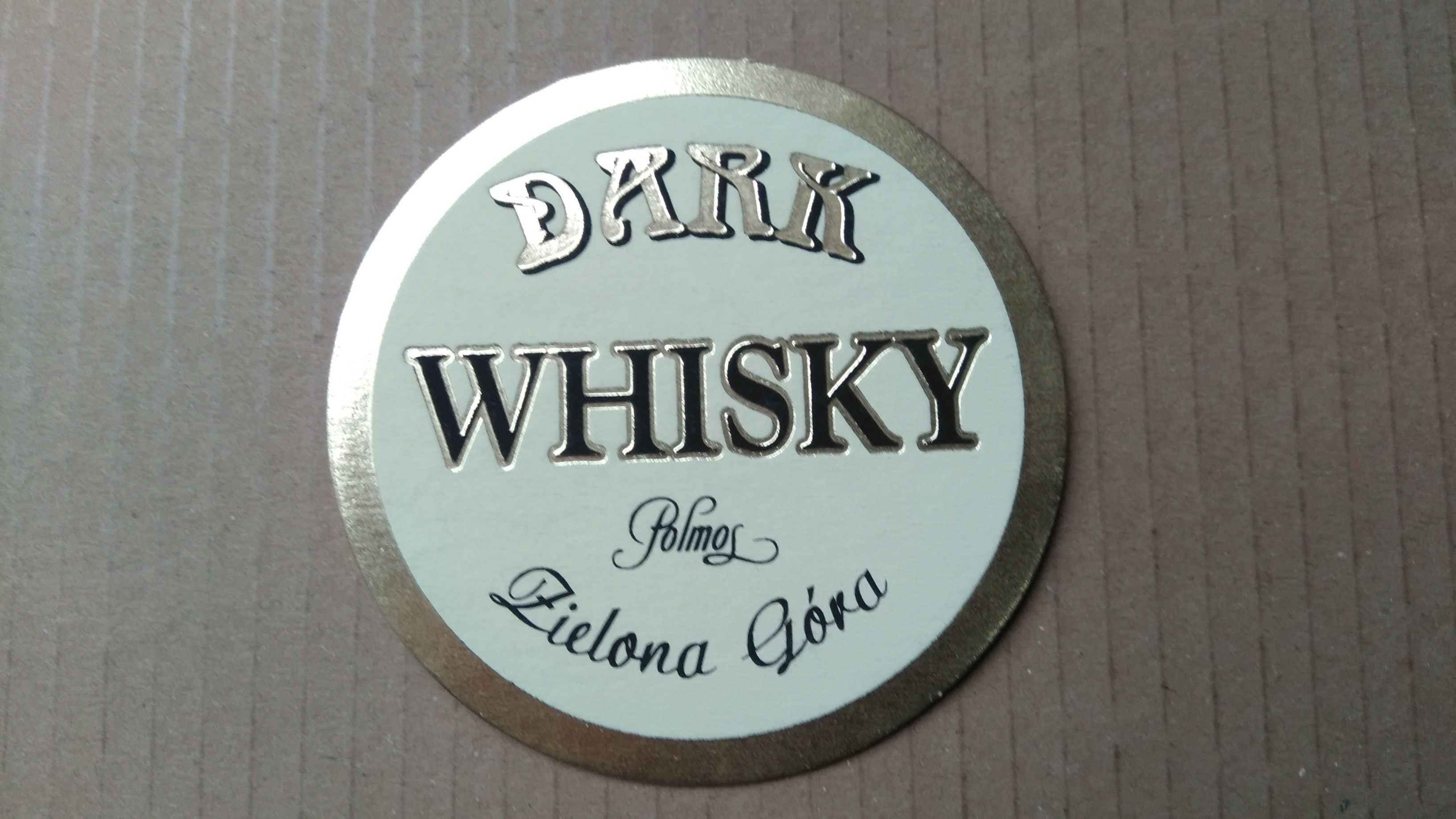 Stara podkładka barowa Dark Whisky Polmos Zielona Góra