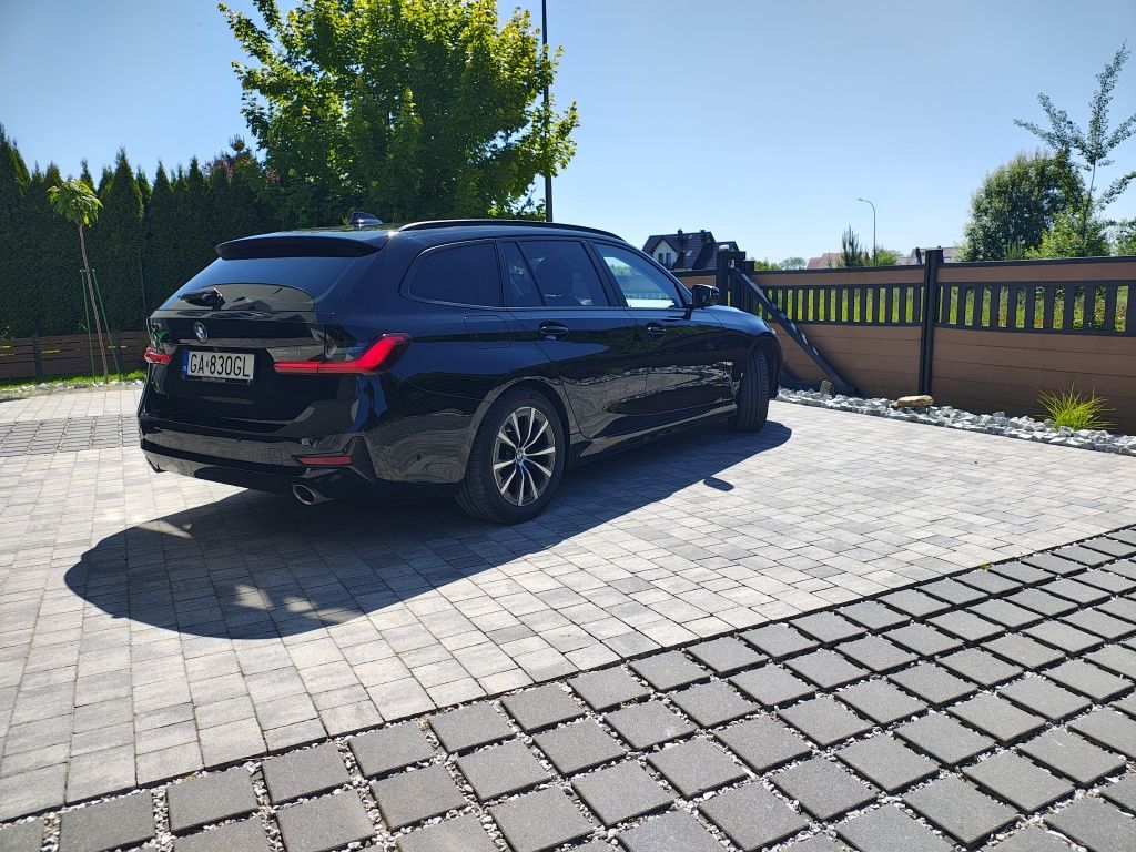 BMW 3 G21 G20, salon PL, Harman Kardon, 2,0 benzyna, cesja, GRATISY