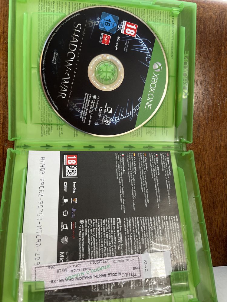 Xbox One - Jogo Shadow of War