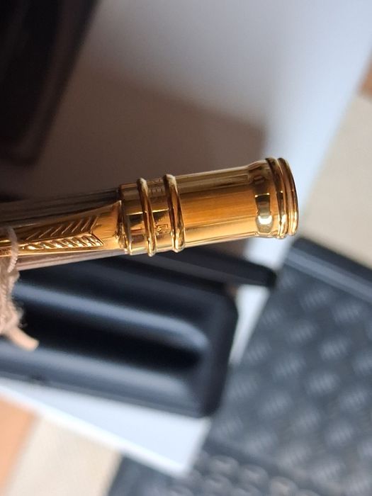 Caneta Ballpoint Parker Duofold prata 925