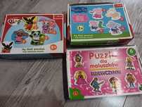 Zestaw puzzli dla 2latka