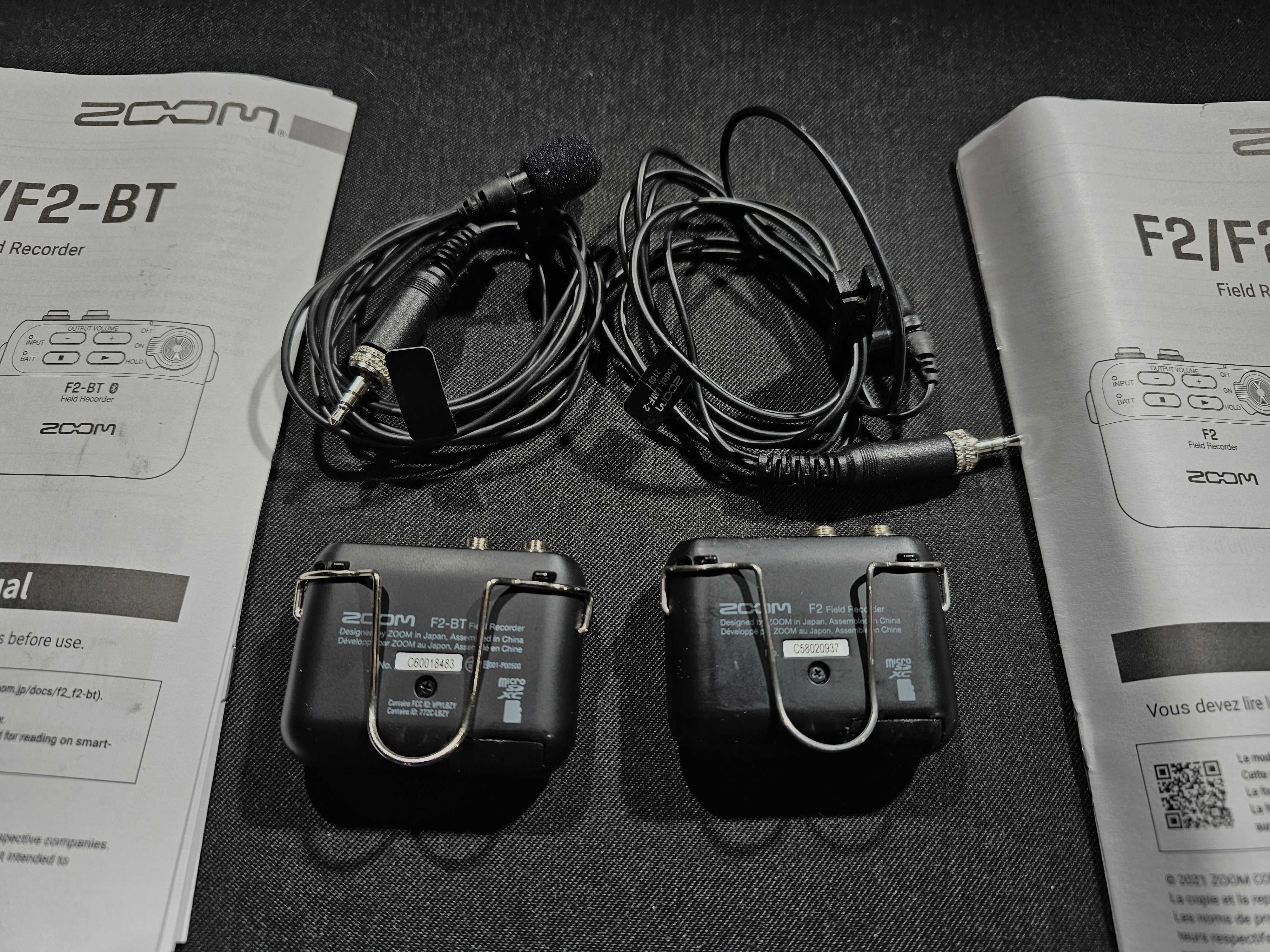 Аудіо рекордер Zoom F2 Black 32 bit Field Recorder мікрофон петля