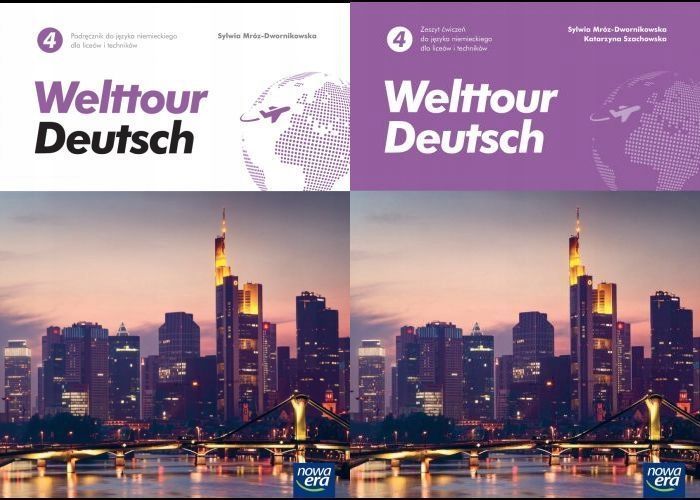 Welttour Deutsch 4 Podręcznik + Ćwiczenia Komplet