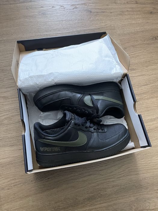 Buty Nike Air Force 1 GORE TEX GTX Black Khaki czarne AF1