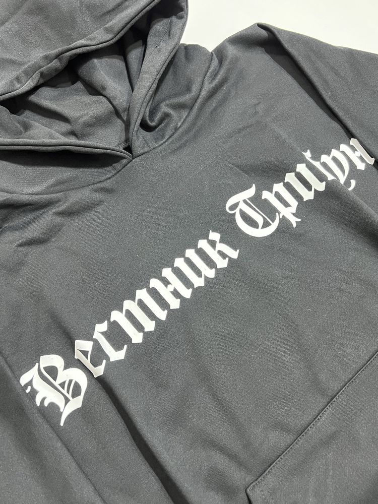 худи вестник трибун kanye west Yeezy hoodie black