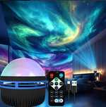 Lampa projekcyjna LED z efektem zorzy polarnej