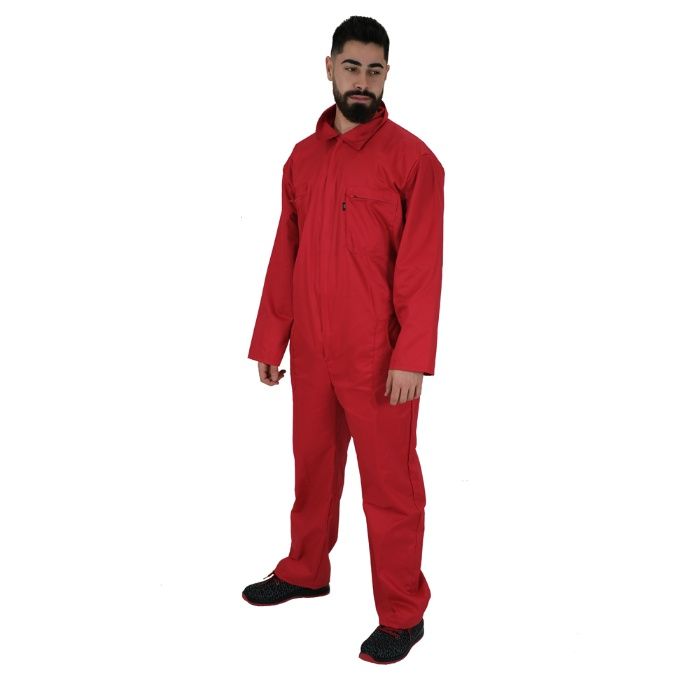 Fato de macaco vermelho