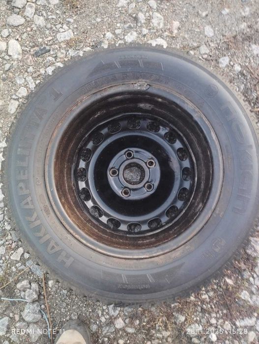 Шина з диском 205/65 R15  Nokian Hakkapeliitta зима