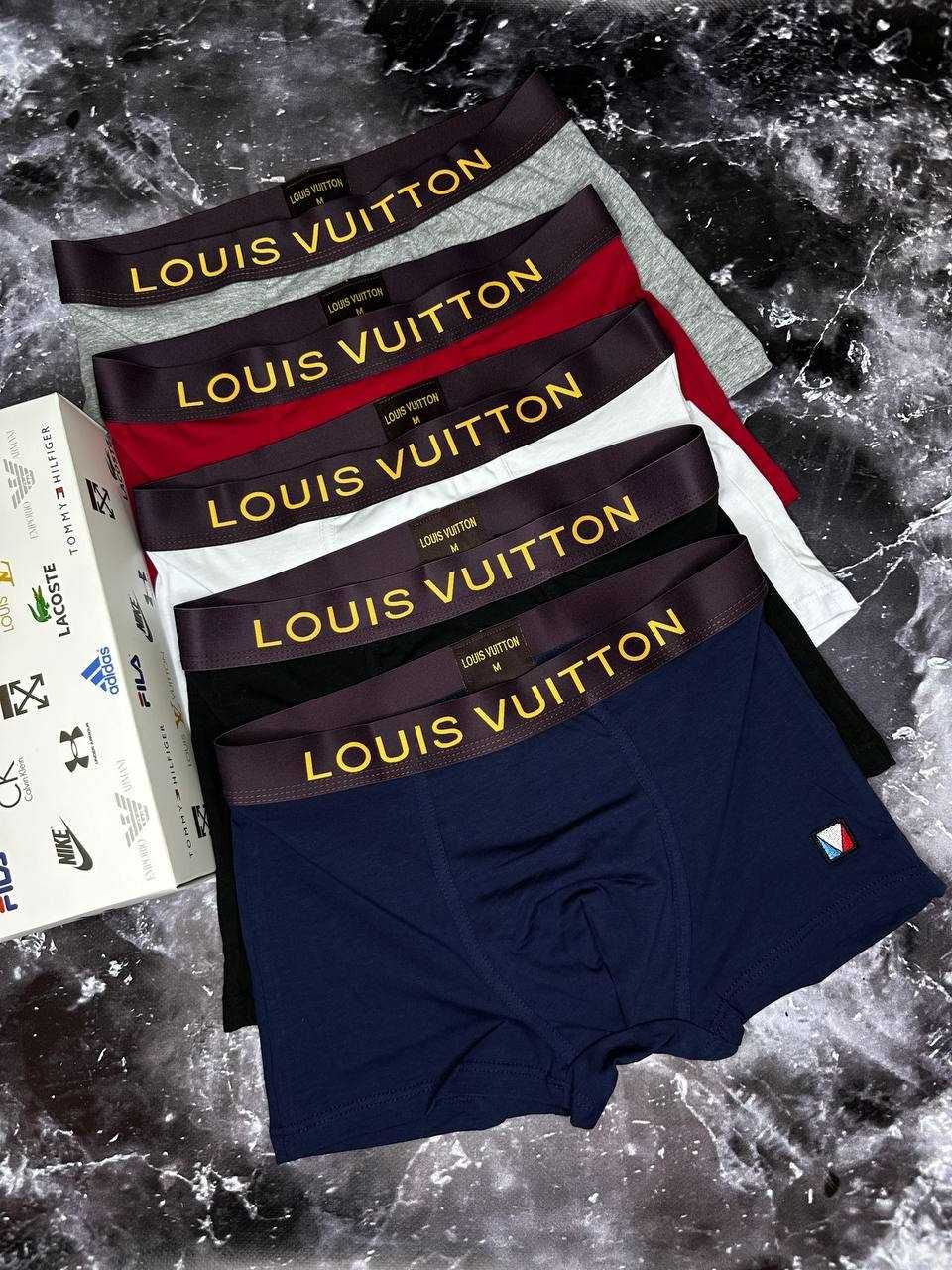 Труси чоловічі Louis Vuitton набір 5шт.  Преміум якість