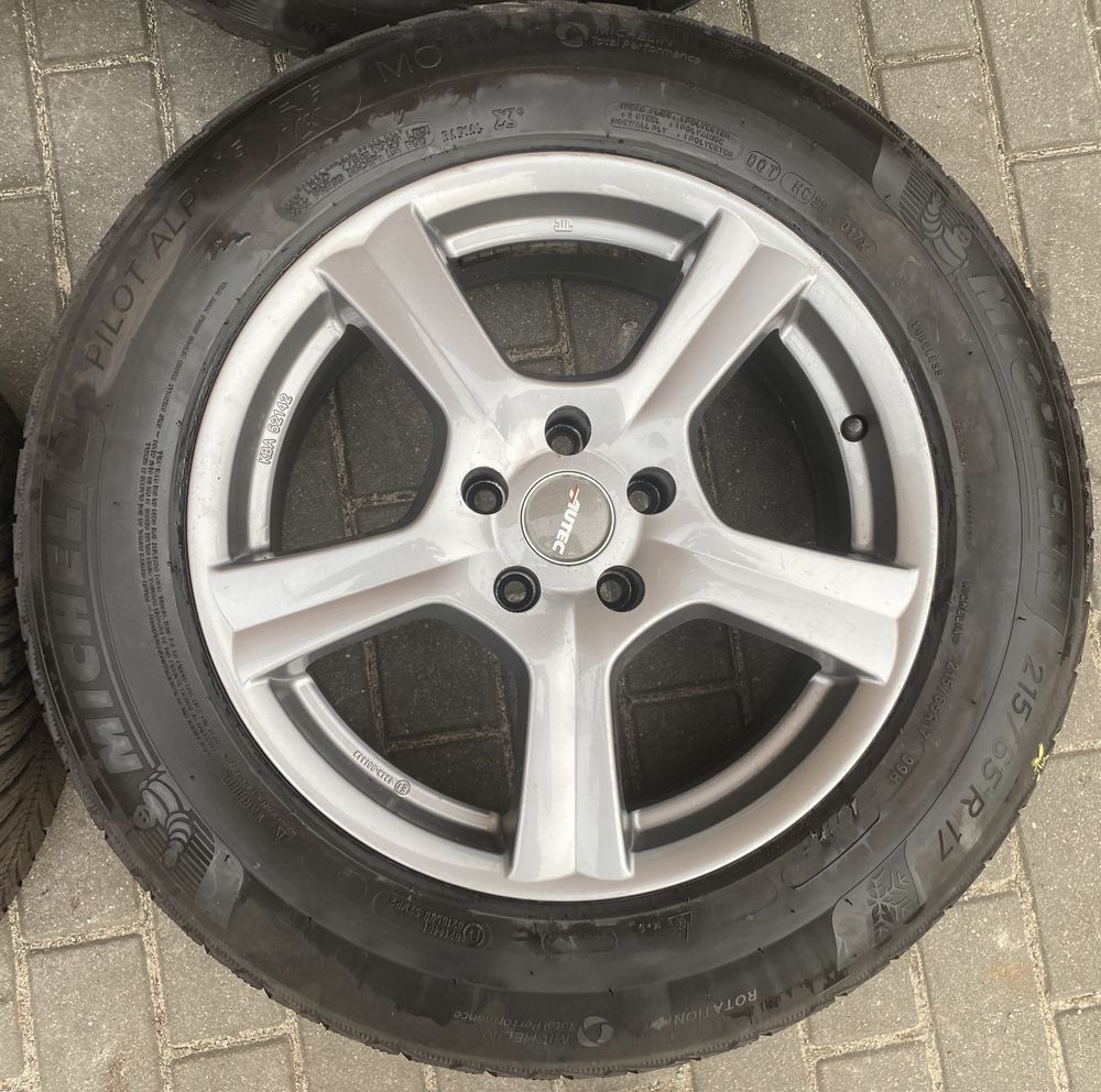 Alufelgi z oponami 215/65 R17 VW Tiguan Seat Taracco Skoda Kodiaq