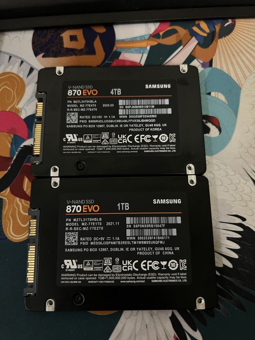SSD SATA для ПК / ноутбука — Samsung 870 EVO 4tb