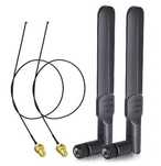 Bingfu Antena dwuzakresowa Wi-Fi 2,4 GHz 2szt.