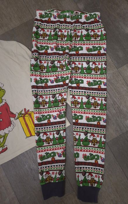 Піжама бавовна у новорічному стилі грінч на 8років