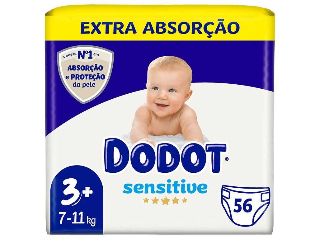 Fraldas Dodot Sensitive - Tamanho 2 e T3  (T2 e T3)