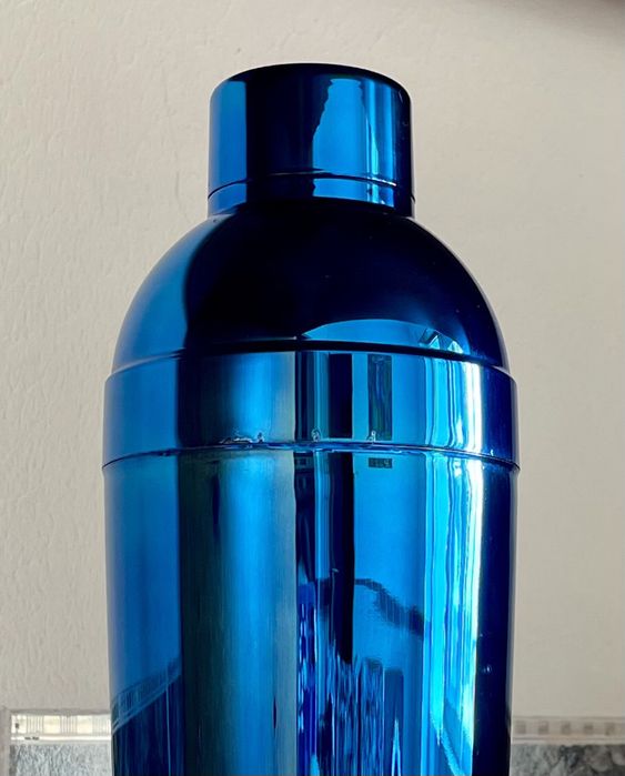 Shaker azul metalizado