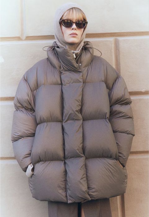 Пуховик чорний h&m