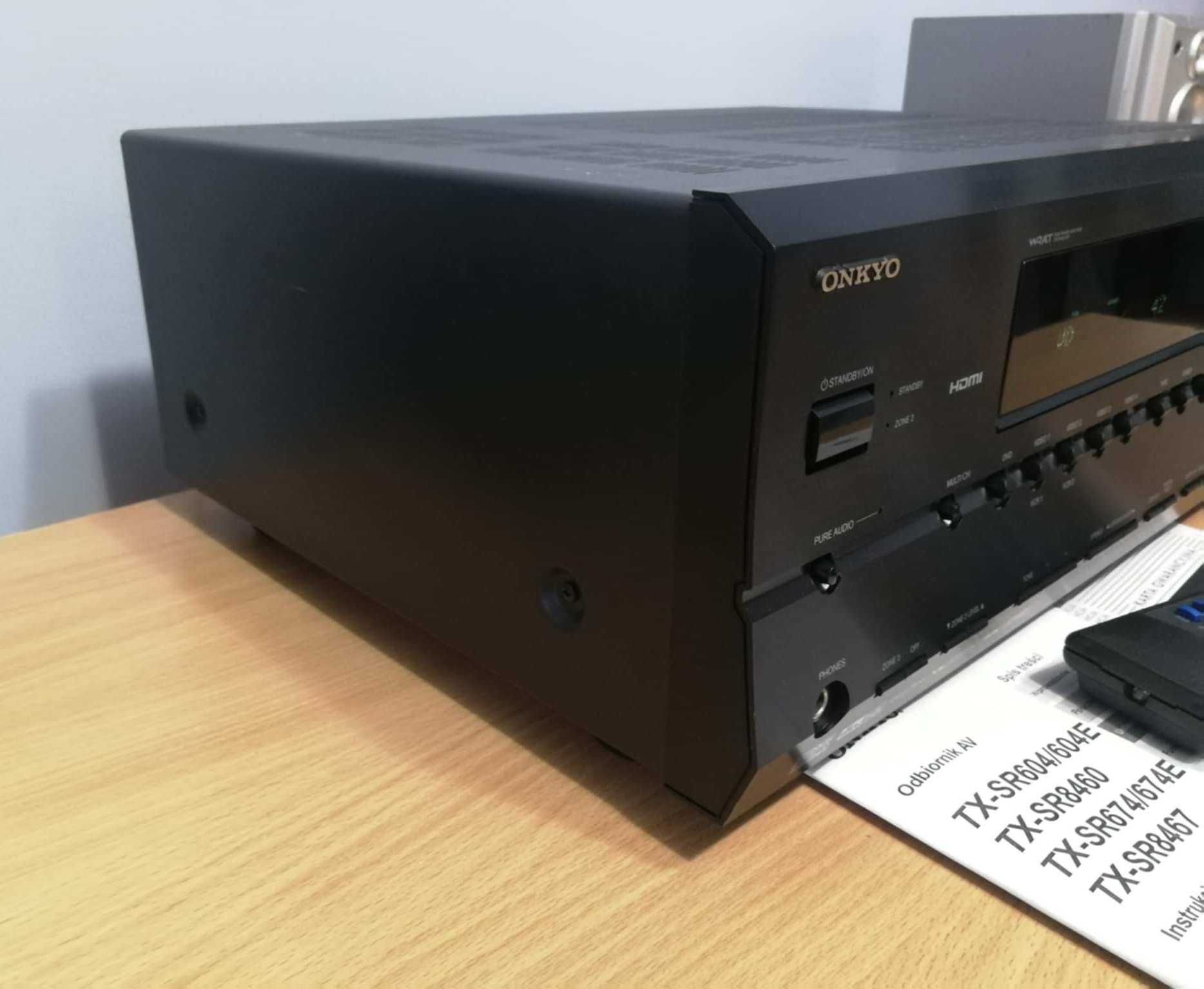 Amplituner ONKYO TX-SR674 ! Jubileuszowy Model ! Hi-End Optyk ! Pilot