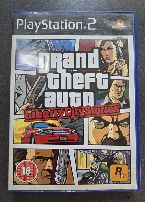 GTA Liberty CIty Stories z Mapą PS2