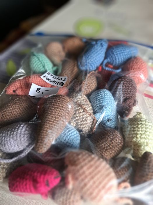 5 szt myszek dla kociaka z kocimietką+1gratis