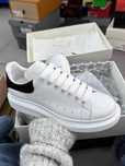 WhiteBlack\AlexanderMcQueen*Damskie*Moda UnisexTrampki.42