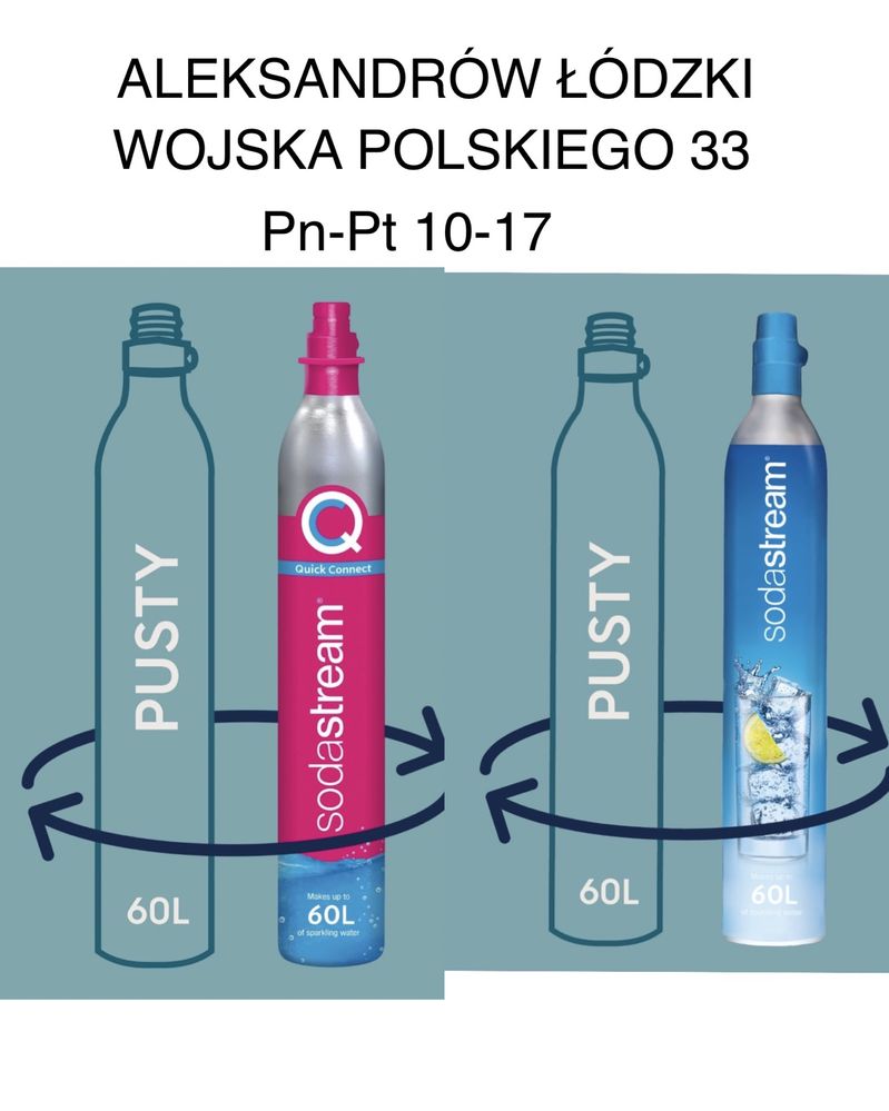 Soda stream wymiana Aleksandrow Lodzki