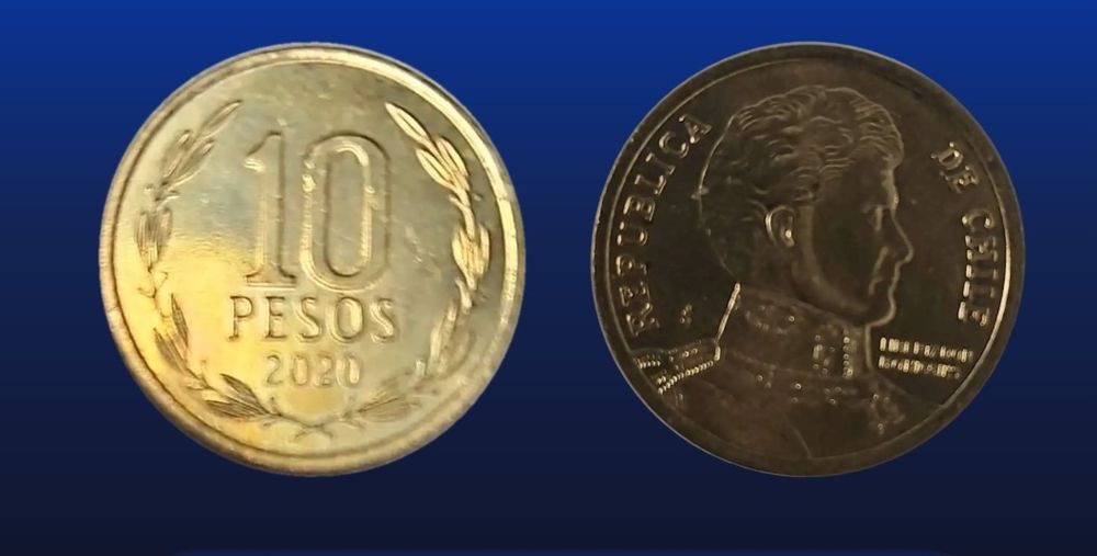 Moeda Chile 10 pesos